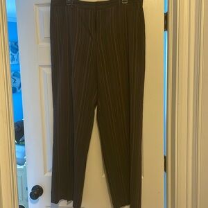 2000s Brown Striped Pants